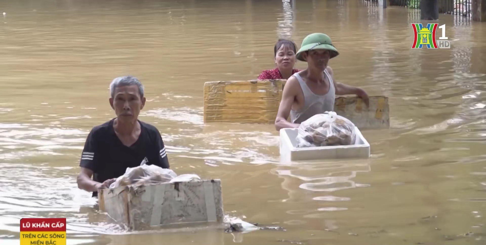 Miền Bắc đang căng m&igrave;nh chống lũ.