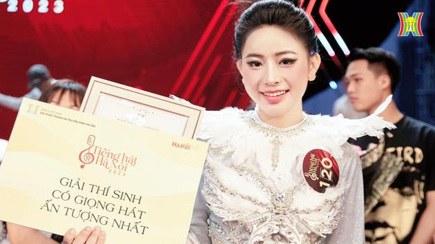 Th&iacute; sinh c&oacute; giọng h&aacute;t ấn tượng nhất 'Tiếng h&aacute;t H&agrave; Nội'