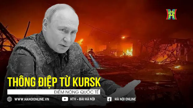 Bộ qu&acirc;n phục v&agrave; th&ocirc;ng điệp cứng rắn của Putin tại Kursk