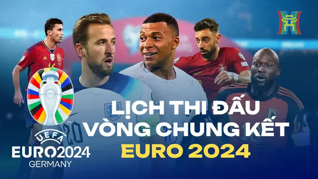 C&ocirc;ng bố lịch thi đấu ch&iacute;nh thức Euro 2024