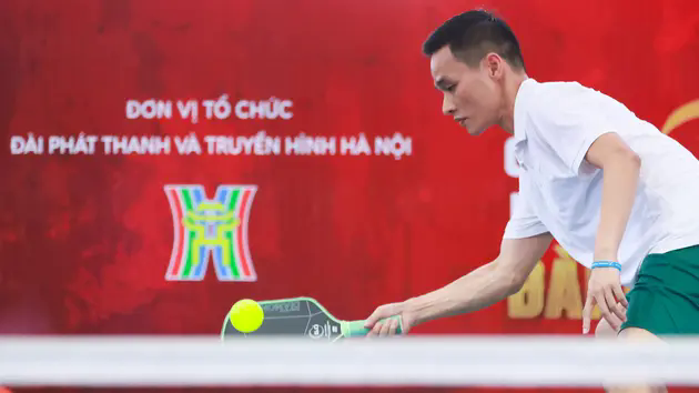 Những h&igrave;nh ảnh ấn tượng ng&agrave;y đầu giải Pickleball Đ&agrave;i H&agrave; Nội