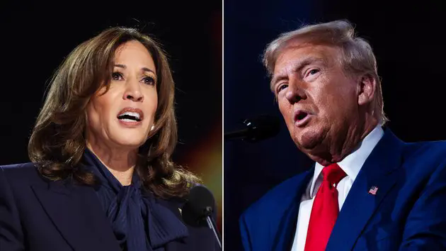 Bầu cử Mỹ 2024: Sự ph&acirc;n cực khổng lồ giữa &ocirc;ng Trump v&agrave; b&agrave; Harris