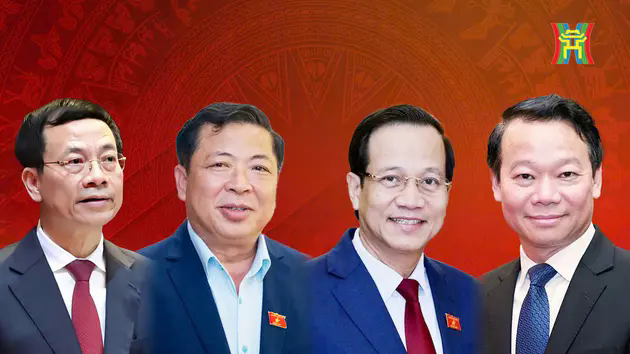 Quốc hội ph&ecirc; chuẩn bổ nhiệm bộ trưởng 4 bộ mới