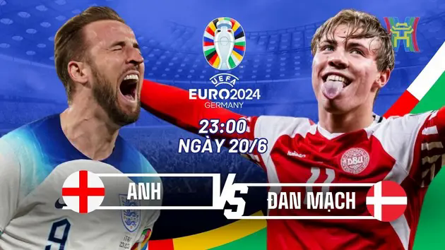 Nhận định Đan Mạch vs Anh: Ứng vi&ecirc;n v&ocirc; địch v&agrave;o guồng