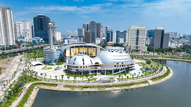 Ngắm vẻ đẹp Cung Thiếu nhi hiện đại nhất Thủ đ&ocirc;