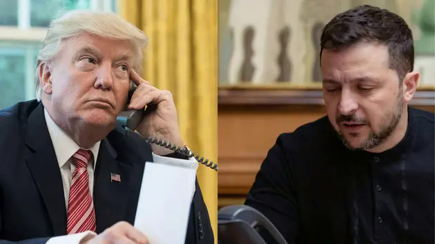 &Ocirc;ng Trump v&agrave; &ocirc;ng Zelensky điện đ&agrave;m về xung đột Ukraine