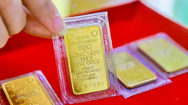 Gi&aacute; v&agrave;ng miếng SJC ng&agrave;y 21/5 ở mức 119,3 triệu đồng/lượng