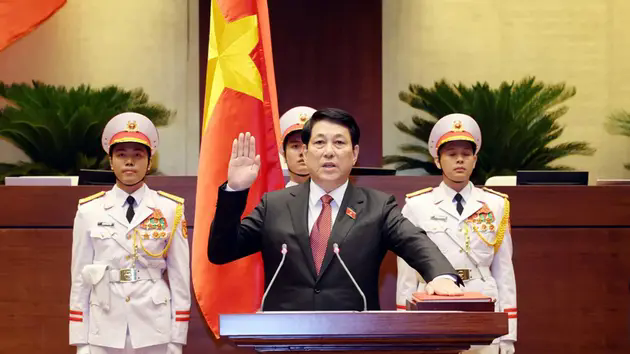 Chủ tịch nước Lương Cường tuy&ecirc;n thệ nhậm chức
