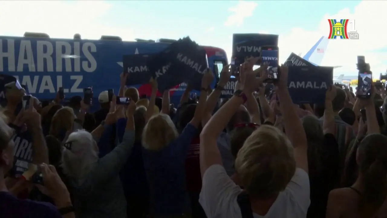 Nhiều cử tri trẻ đ&atilde; b&agrave;y tỏ sự ủng hộ đối với b&agrave; Kamala Harris