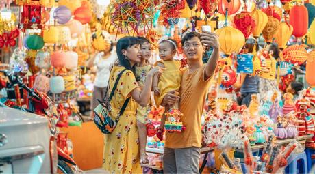 Rạo rực đ&oacute;n Tết Trung thu