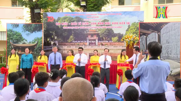 Khai mạc triển l&atilde;m 'Văn Miếu - Quốc Tử Gi&aacute;m - Ươm mầm kh&aacute;t vọng hiền t&agrave;i'