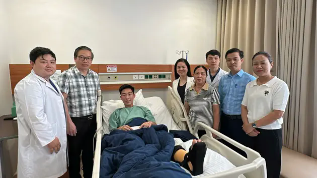 Tuyển thủ Việt Nam chấn thương nặng, chia tay giải ch&acirc;u &Aacute;
