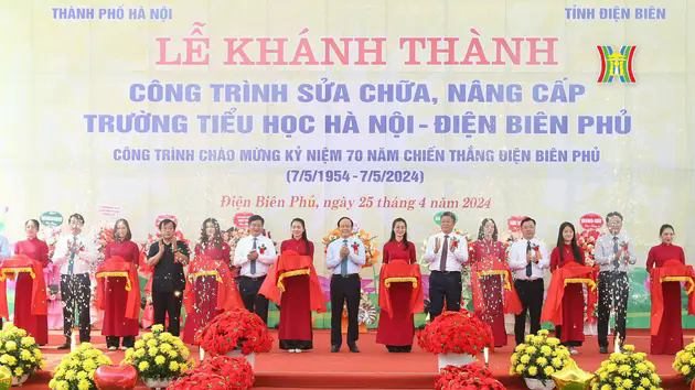Kh&aacute;nh th&agrave;nh trường Tiểu học H&agrave; Nội - Điện Bi&ecirc;n Phủ