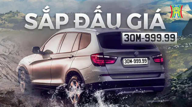Biển số 30M-999.99 sắp được đưa ra đấu gi&aacute;