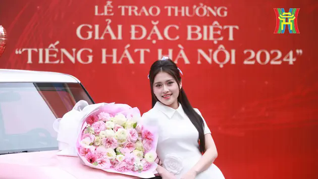 Mộc An nhận giải thưởng 'khủng' cuộc thi Tiếng h&aacute;t H&agrave; Nội