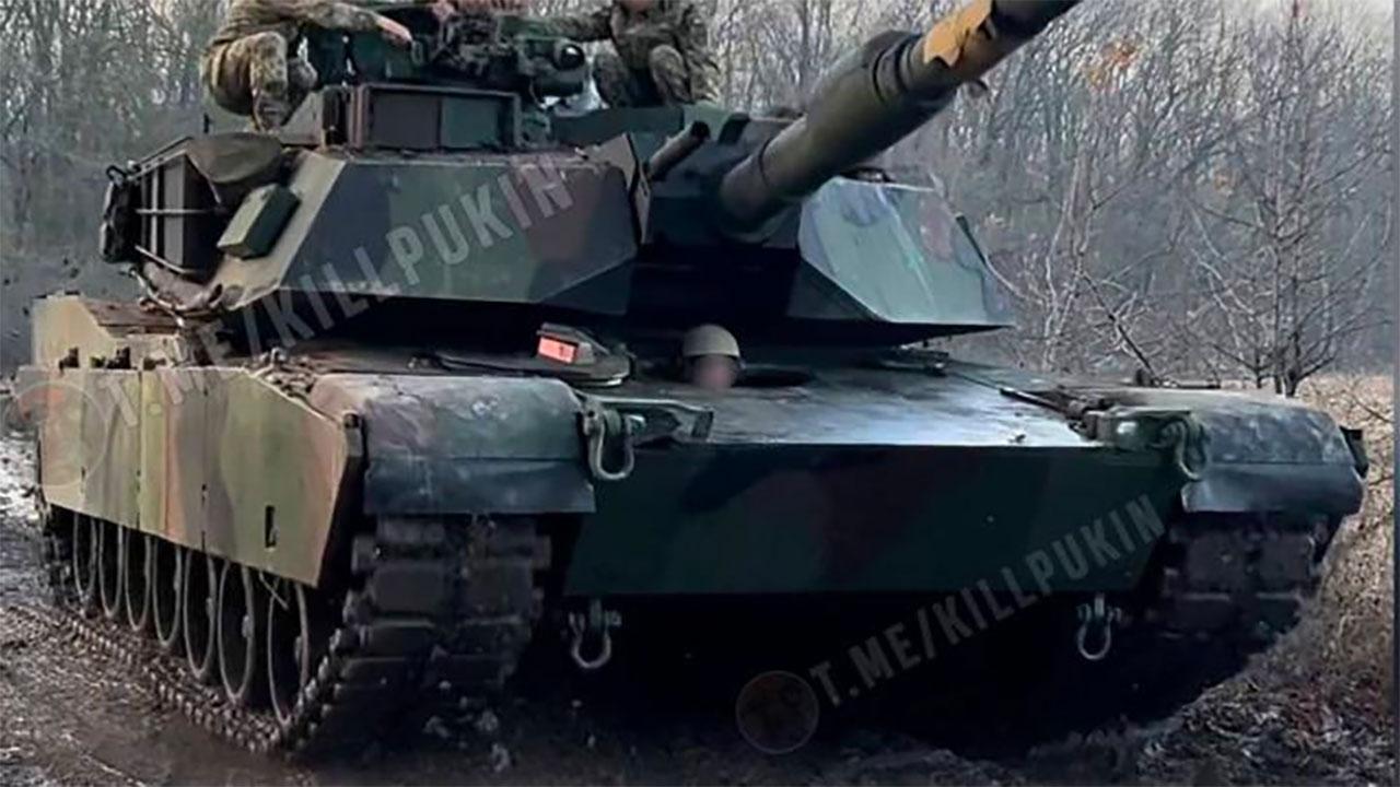 xe tăng abrams tr&ecirc;n chiến trường Ukraine
