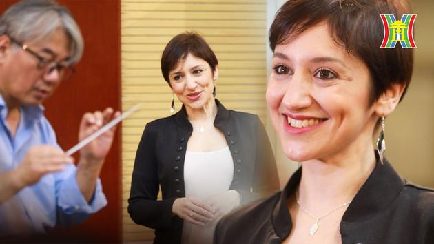 Sao Opera &Yacute; Angela Nisi ấn tượng về c&agrave; ph&ecirc; Việt Nam