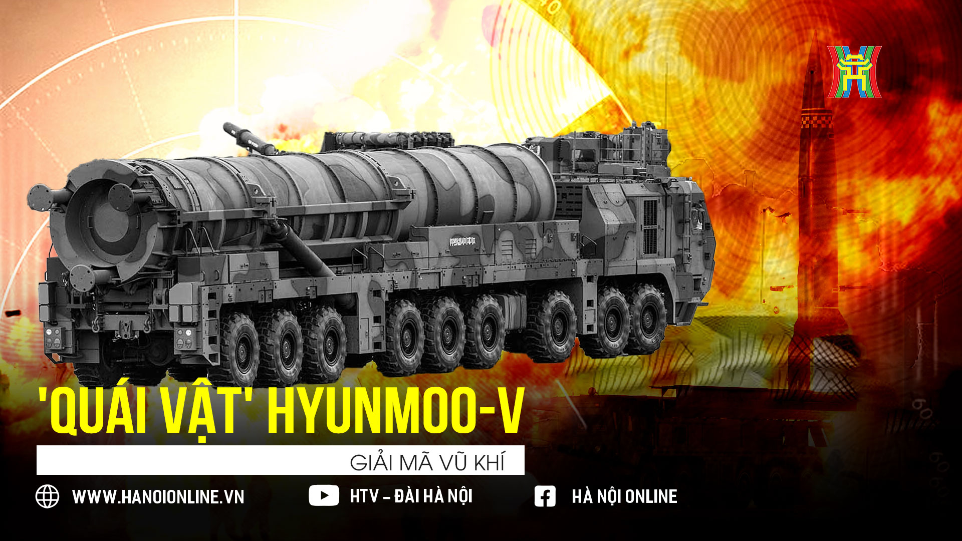 T&ecirc;n lửa Hyunmoo-V: 'Qu&aacute;i vật kh&ocirc;ng gian' H&agrave;n Quốc mạnh cỡ n&agrave;o?