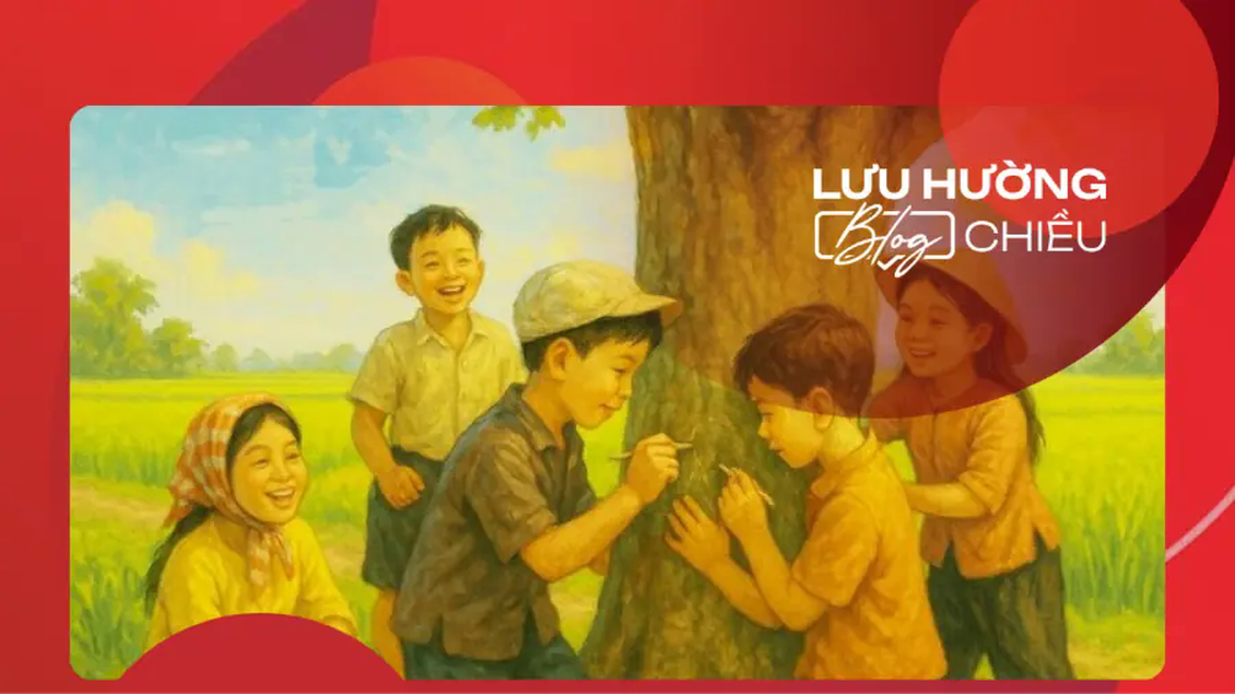 Viết tuổi thơ lên cây