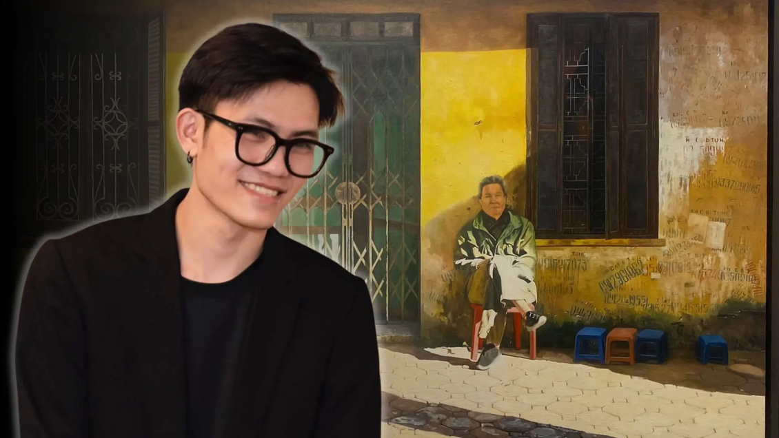 Tình yêu Hà Nội trong tranh sơn dầu của Nguyễn Đức Anh