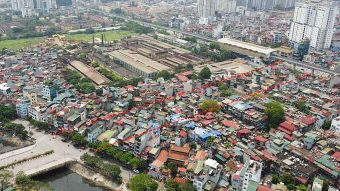 Khương Đình đẩy nhanh GPMB Vành đai 2,5 ngay sau Tết