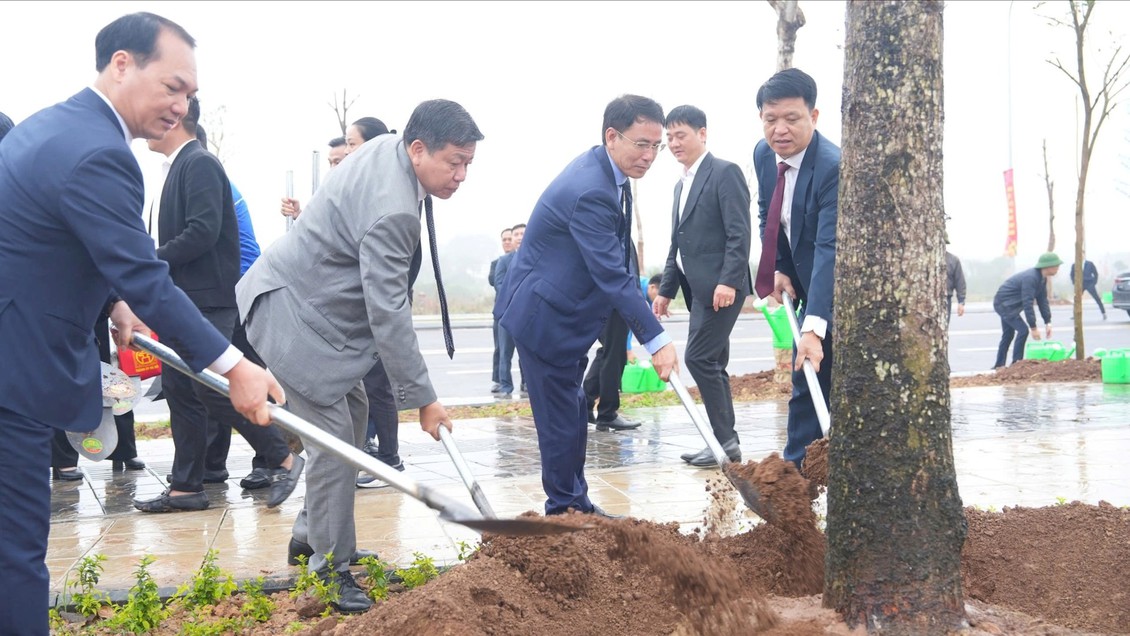 Xã Đông Anh hưởng ứng Tết trồng cây