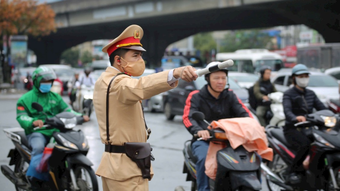 Giao thông Hà Nội ngày cuối kỳ nghỉ Tết: Cửa ngõ ổn định, nội thành thông thoáng