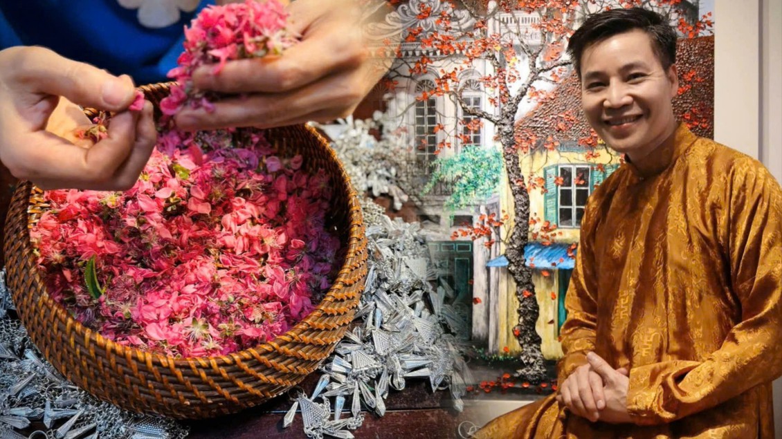 Họa nét đào xuân