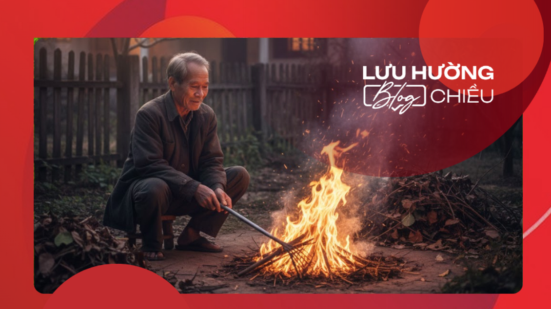 Cuối năm đốt lá sau vườn…