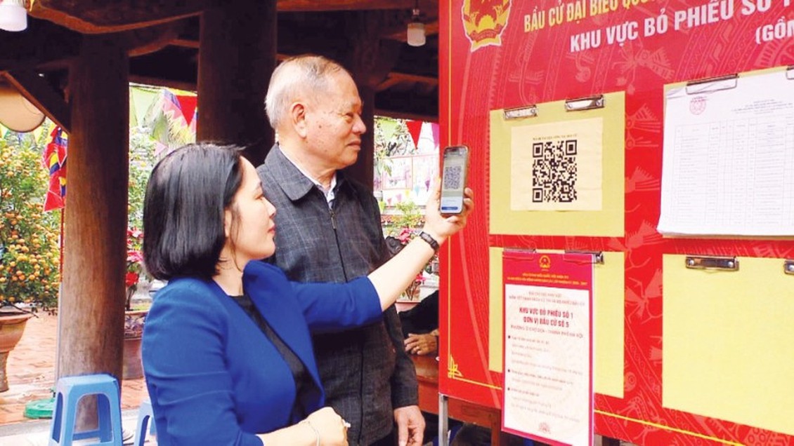 Dữ liệu dân cư số hóa công tác lập danh sách cử tri