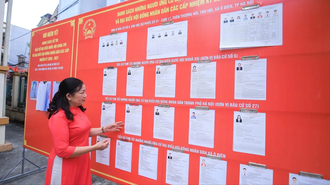 Cử tri Thủ đô gửi gắm kỳ vọng vào cuộc bầu cử đại biểu Quốc hội và HĐND các cấp
