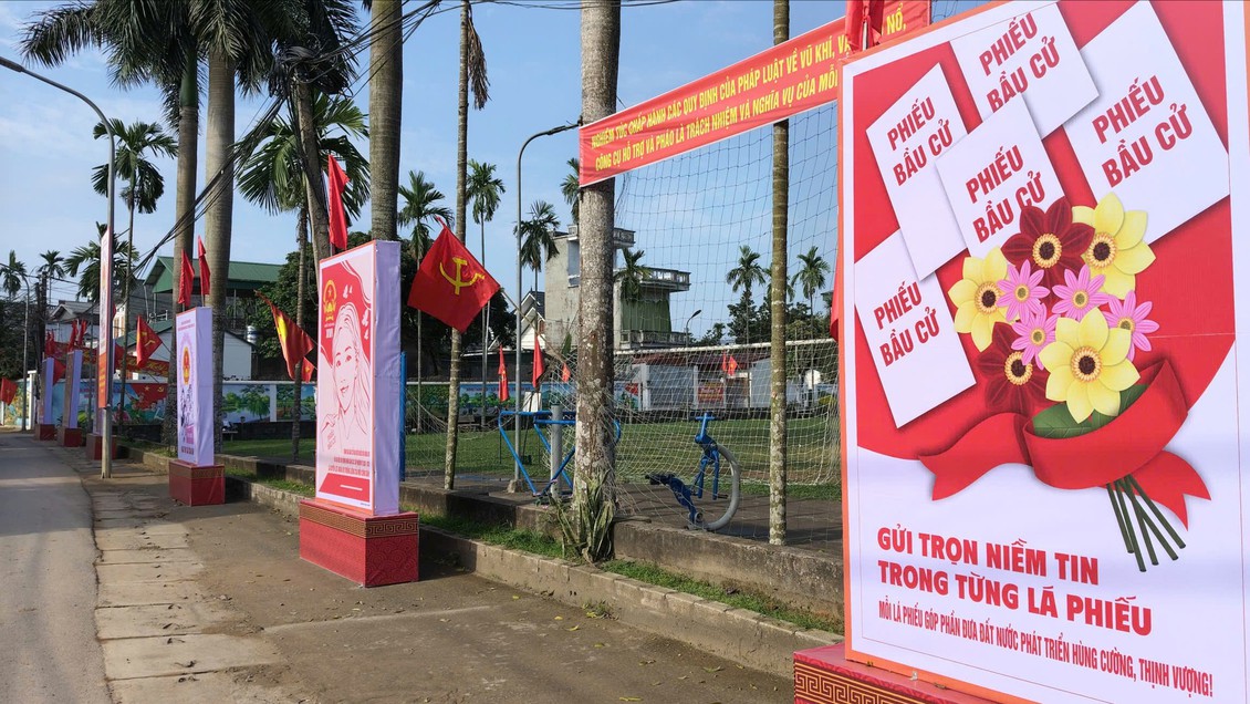 Xã Đoài Phương sẵn sàng cho ngày hội lớn của dân tộc