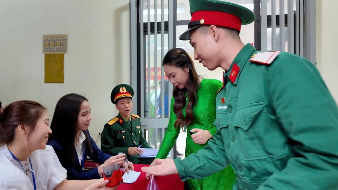 Không khí bầu cử tại phường Cầu Giấy