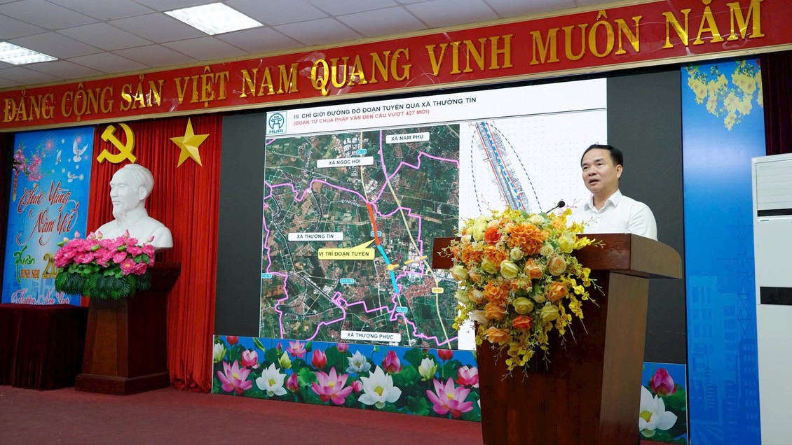 Lấy ý kiến nhân dân về phương án tuyến tỷ lệ 1/500 dự án trục không gian quốc lộ 1A
