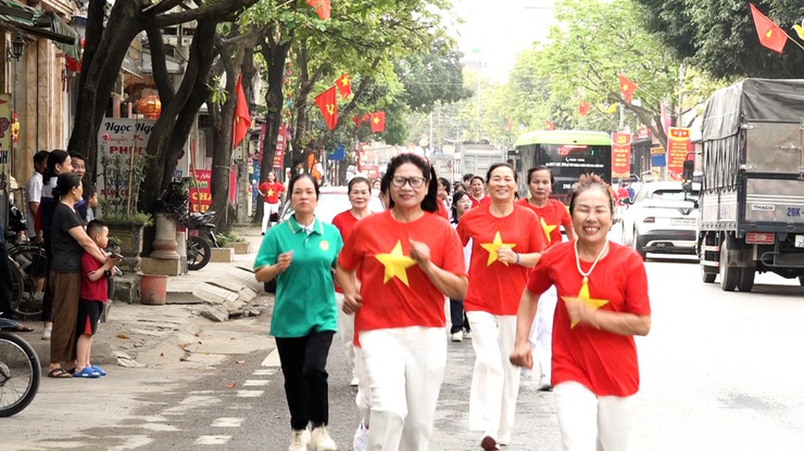 Mỹ Đức hưởng ứng Ngày chạy Olympic vì sức khỏe toàn dân 2026