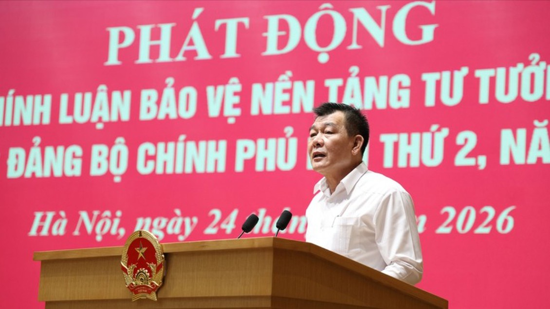 Đảng bộ Chính phủ phát động 'Cuộc thi chính luận về bảo vệ nền tảng tư tưởng của Đảng lần thứ 2'
