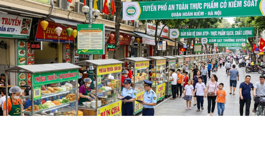 Mô hình tuyến phố An toàn thực phẩm bước đầu phát huy hiệu quả