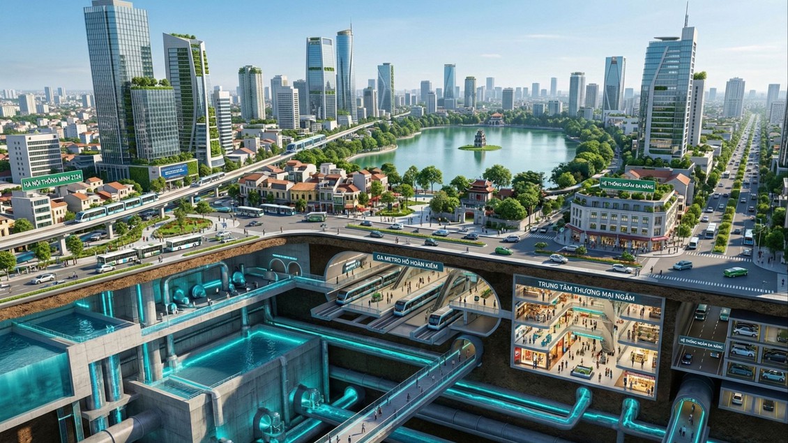 Quy hoạch không gian ngầm trong quy hoạch Thủ đô