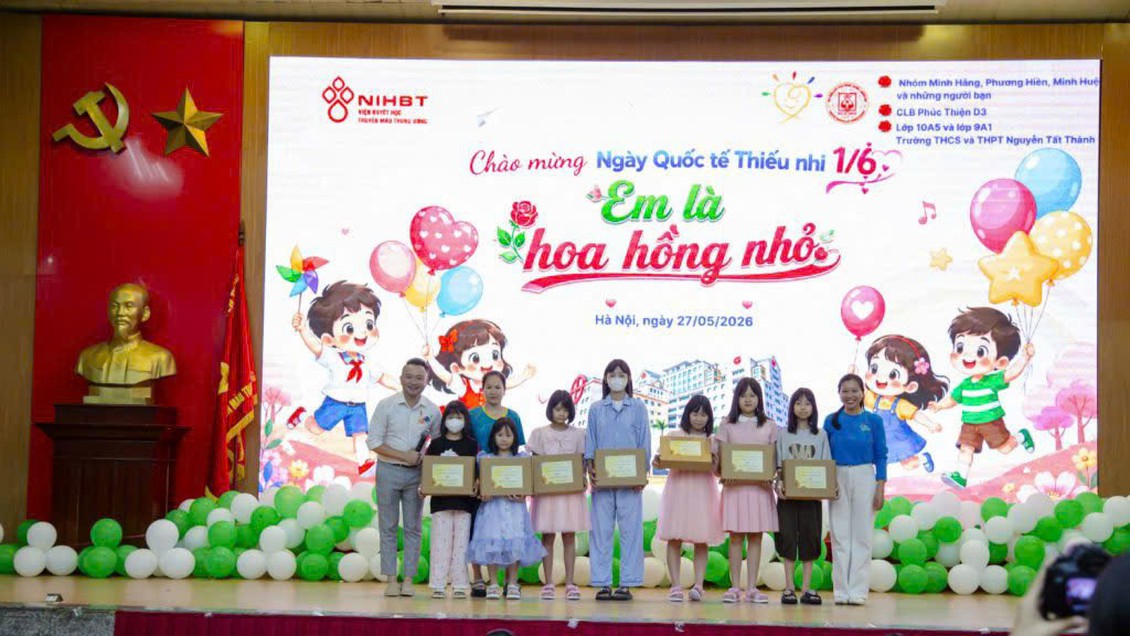 Lan tỏa yêu thương, tiếp thêm nghị lực cho bệnh nhi nhân ngày 1/6