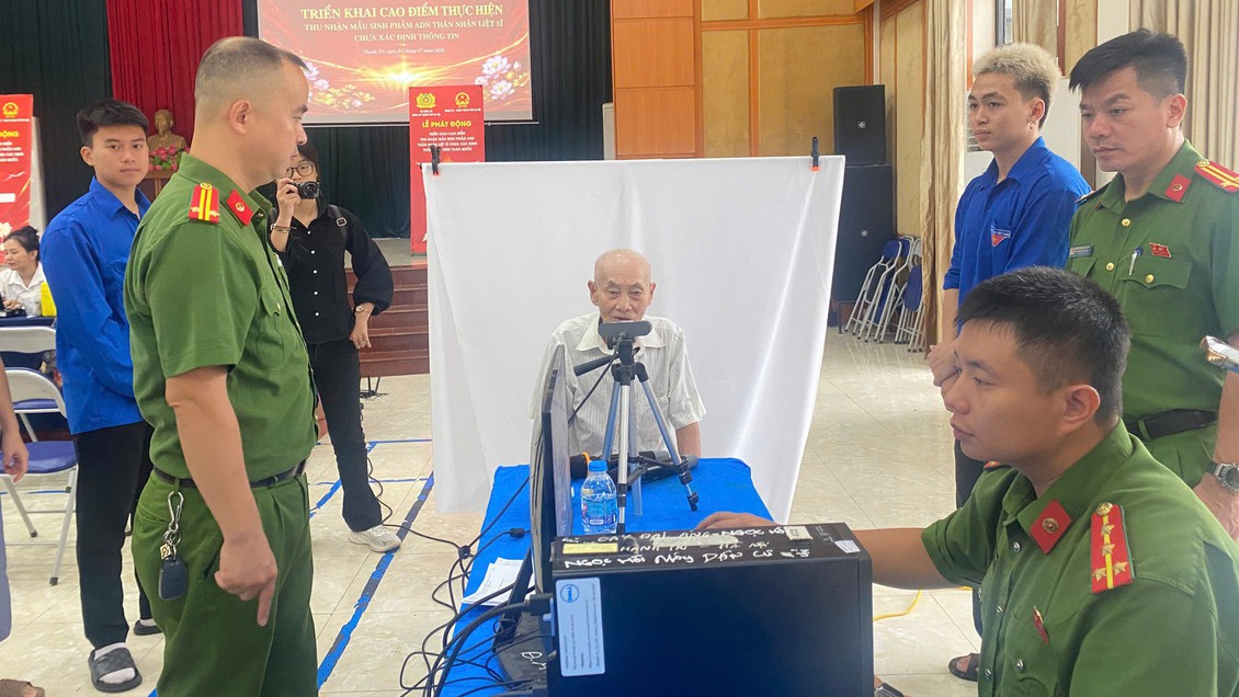 Hà Nội tiếp tục thu nhận mẫu sinh phẩm ADN thân nhân liệt sĩ