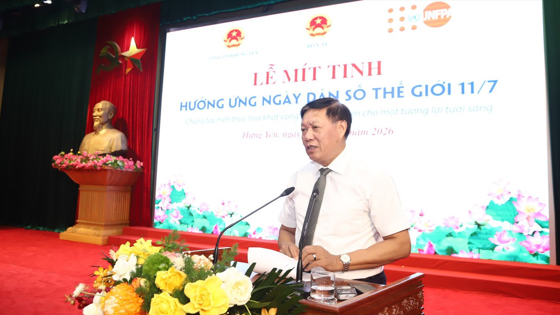 Lễ mít tinh hưởng ứng Ngày Dân số Thế giới năm 2026