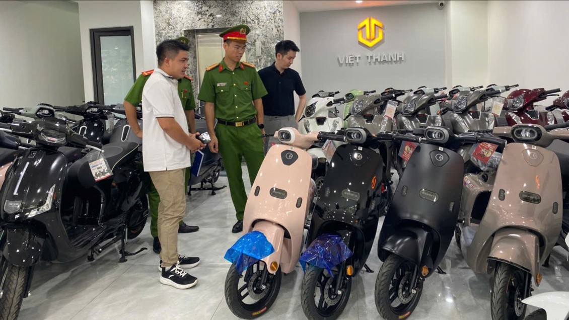 Đảm bảo an toàn PCCC cơ sở kinh doanh xe điện