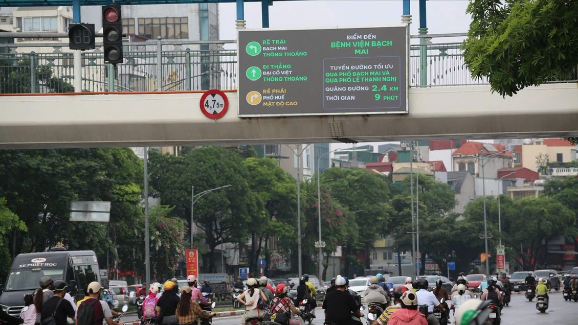 Hiệu quả sau hai tuần sử dụng màn hình LED giao thông