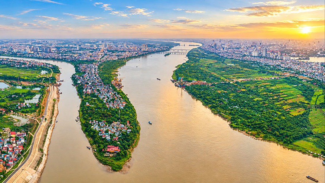 Quy hoạch sông Hồng theo nhịp nước