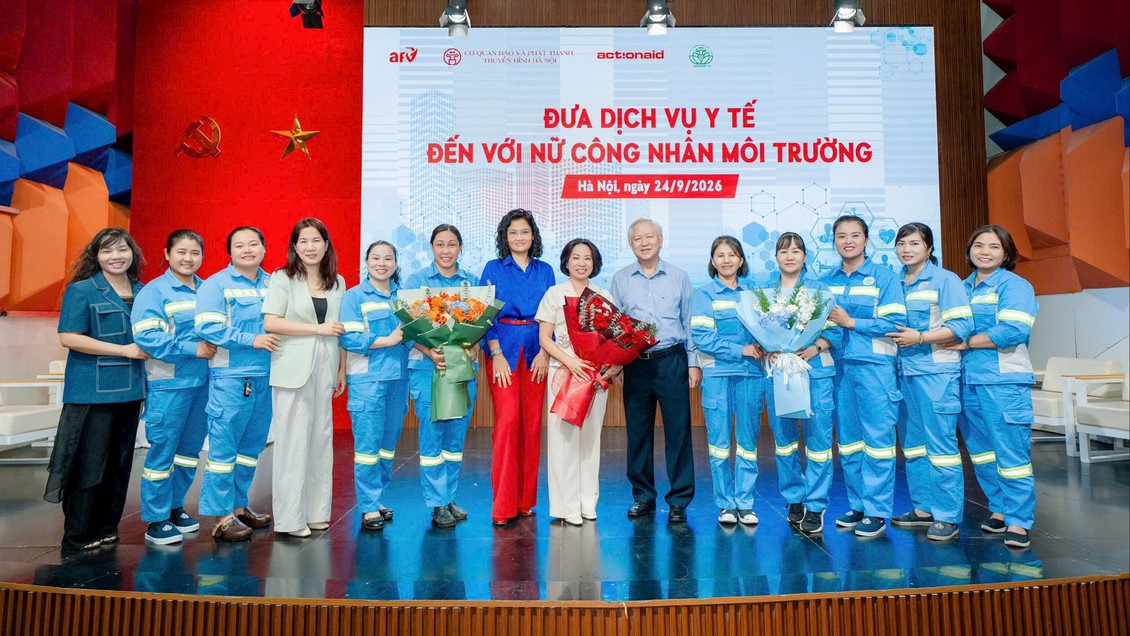 Để nữ công nhân môi trường được chăm sóc sức khỏe tốt hơn