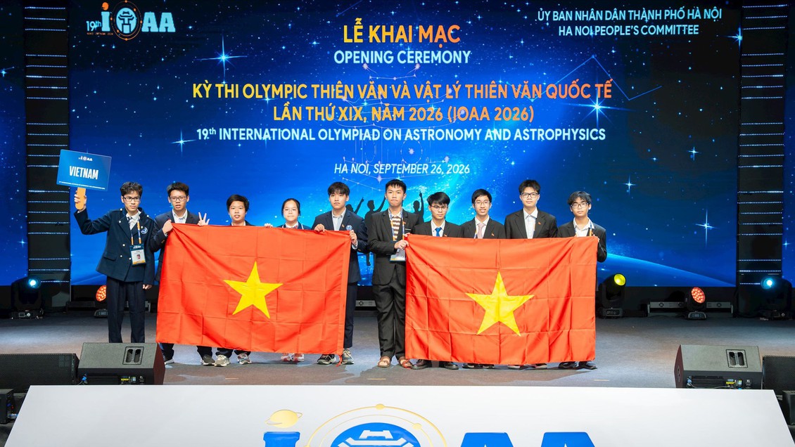 IOAA 2026: Hà Nội hội tụ tài năng trẻ, kết nối tri thức quốc tế
