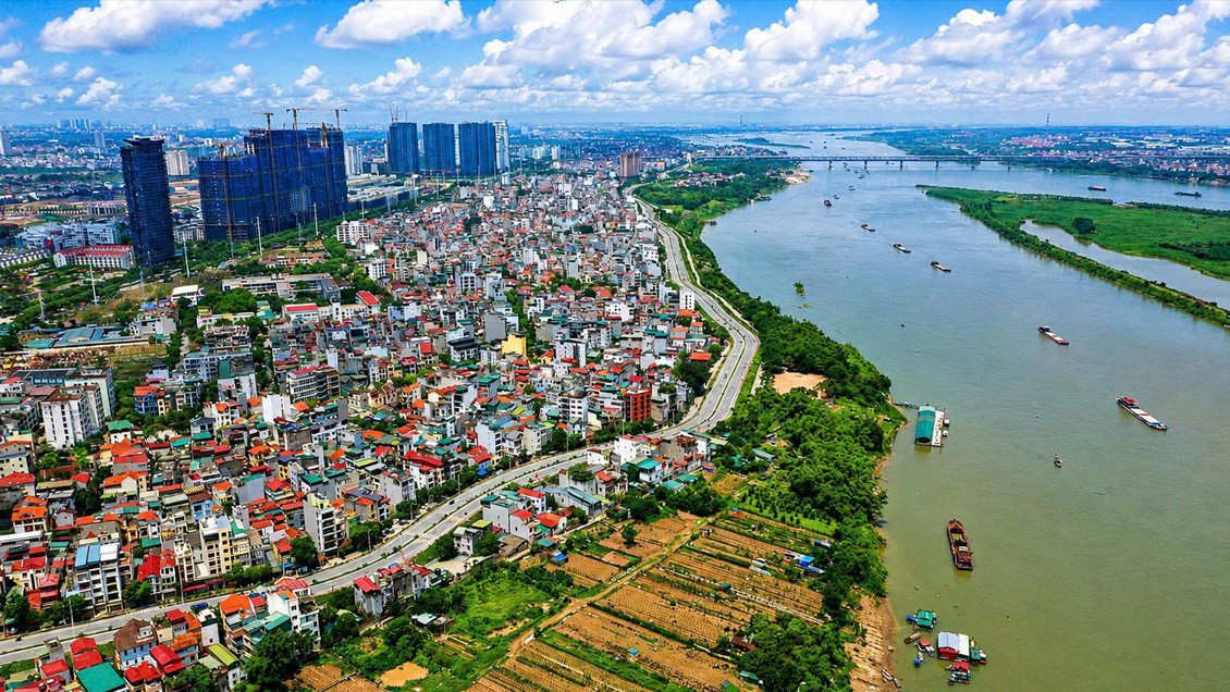 Định hình đô thị từ trục không gian sông Hồng