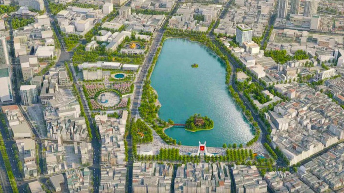 Hồ Hoàn Kiếm – 'Trái tim' kết nối không gian Thủ đô