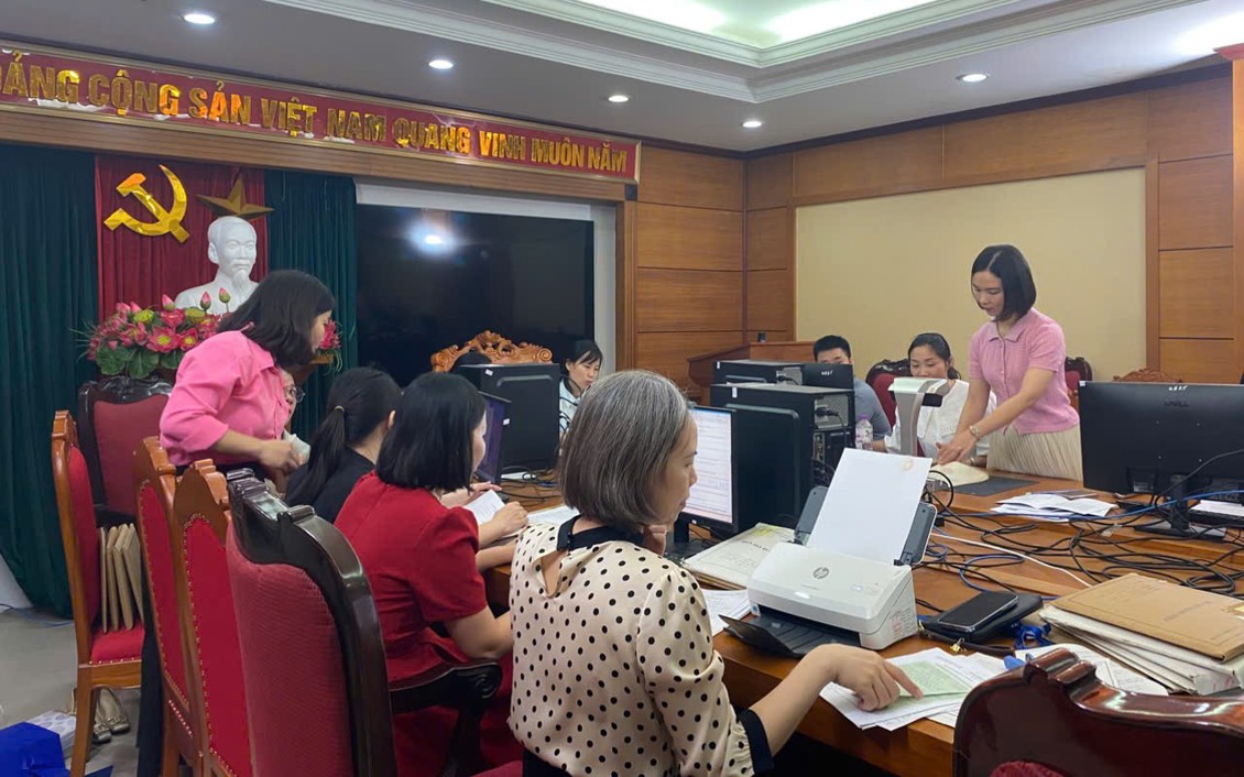 Phường Hà Đông đẩy nhanh số hóa hồ sơ đảng viên