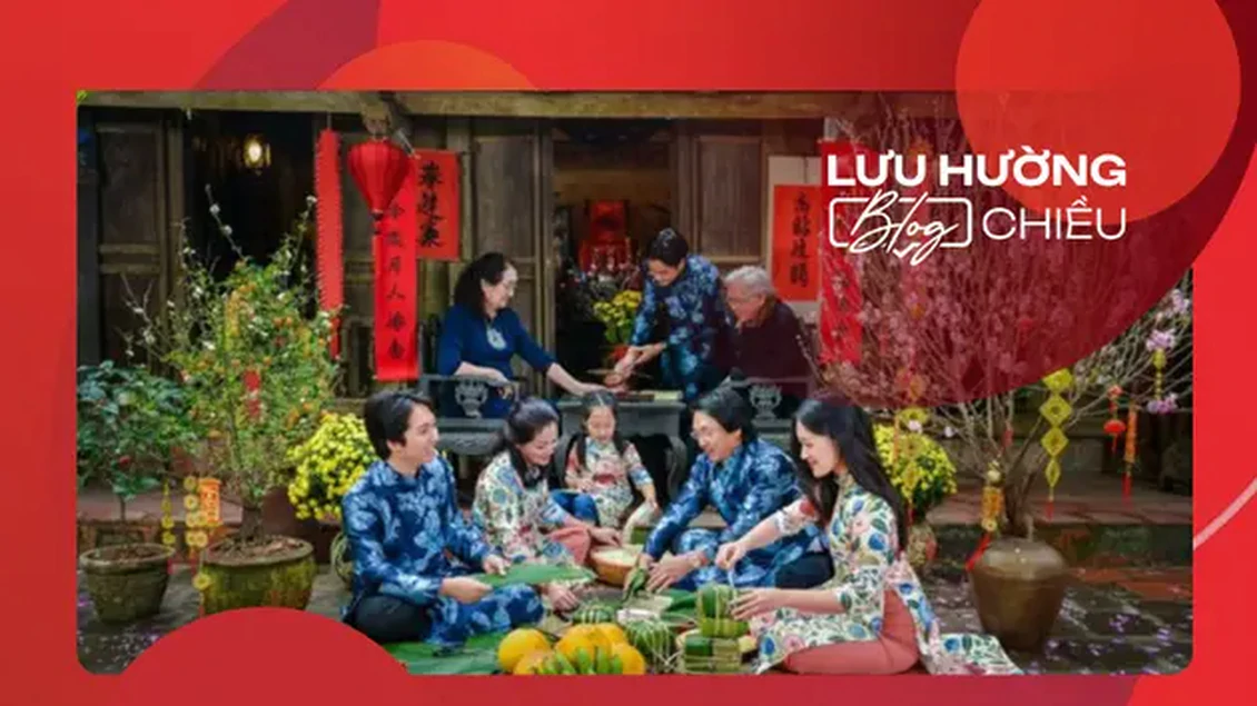 Ngồi bên hiên tiễn Tết